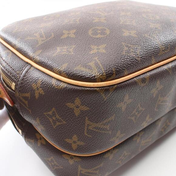 LOUIS VUITTON Brown Monogram Leather Shoulder Bag - Picture 10 of 11
